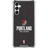 NBA Portland Trail Blazers Distressed Galaxy A14 5G Clear Case
