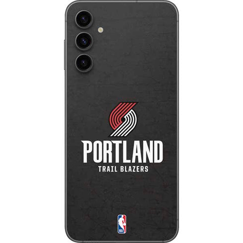 NBA Portland Trail Blazers Distressed Galaxy A14 5G Skin