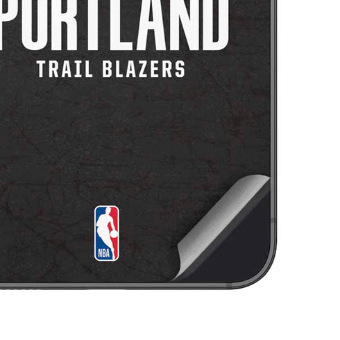 NBA Portland Trail Blazers Distressed Galaxy A14 5G Skin