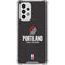 NBA Portland Trail Blazers Distressed Galaxy A33 5G Clear Case