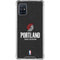 NBA Portland Trail Blazers Distressed Galaxy A51 5G Clear Case