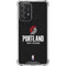 NBA Portland Trail Blazers Distressed Galaxy A52 5G Clear Case