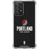 NBA Portland Trail Blazers Distressed Galaxy A52 5G Clear Case