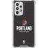 NBA Portland Trail Blazers Distressed Galaxy A53 5G Clear Case