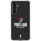 NBA Portland Trail Blazers Distressed Galaxy A54 5G Clear Case
