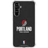NBA Portland Trail Blazers Distressed Galaxy A54 5G Clear Case