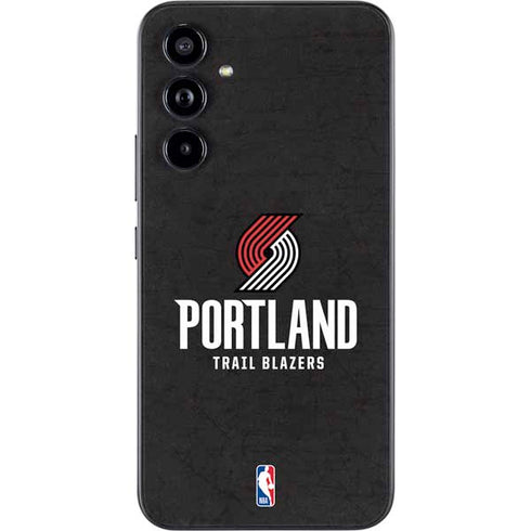 NBA Portland Trail Blazers Distressed Galaxy A54 5G Skin