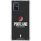 NBA Portland Trail Blazers Distressed Galaxy A71 5G Clear Case