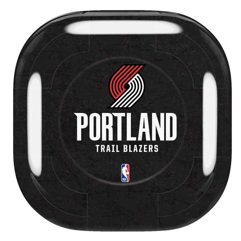 NBA Portland Trail Blazers Distressed Galaxy Buds Pro Skin