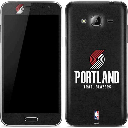 NBA Portland Trail Blazers Distressed Galaxy J3 Skin