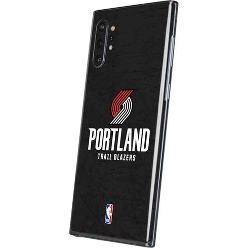 NBA Portland Trail Blazers Distressed Galaxy Note 10 Plus Skin