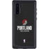 NBA Portland Trail Blazers Distressed Galaxy Note 10 Waterproof Case