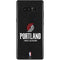 NBA Portland Trail Blazers Distressed Galaxy Note 8 Skin