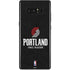 NBA Portland Trail Blazers Distressed Galaxy Note 8 Skin