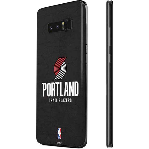 NBA Portland Trail Blazers Distressed Galaxy Note 8 Skin