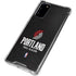 NBA Portland Trail Blazers Distressed Galaxy Note20 5G Clear Case