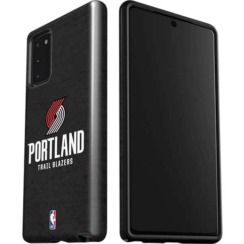 NBA Portland Trail Blazers Distressed Galaxy Note20 5G Pro Case