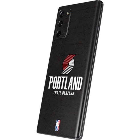 NBA Portland Trail Blazers Distressed Galaxy Note20 5G Skin