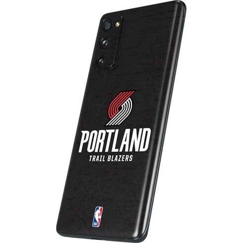 NBA Portland Trail Blazers Distressed Galaxy S20 Fan Edition Skin