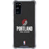 NBA Portland Trail Blazers Distressed Galaxy S20 FE Clear Case