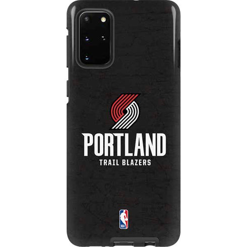 NBA Portland Trail Blazers Distressed Galaxy S20 Plus Pro Case