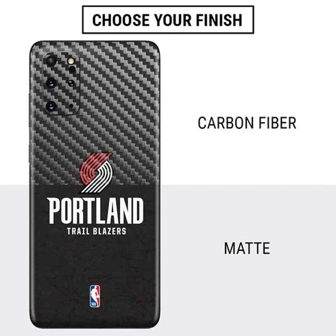 NBA Portland Trail Blazers Distressed Galaxy S20 Plus Skin