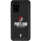 NBA Portland Trail Blazers Distressed Galaxy S20 Plus Waterproof Case