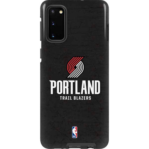 NBA Portland Trail Blazers Distressed Galaxy S20 Pro Case