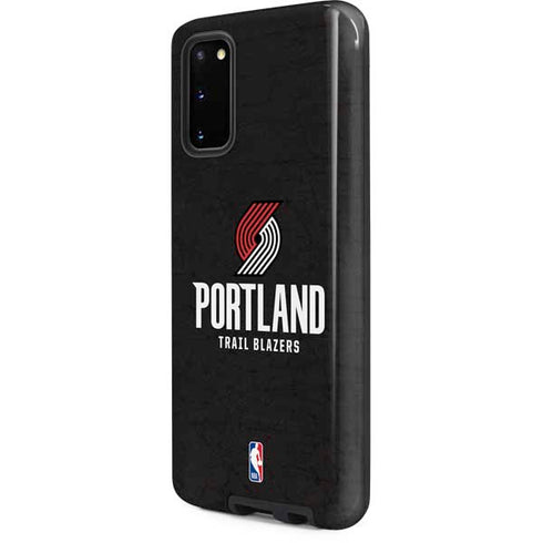 NBA Portland Trail Blazers Distressed Galaxy S20 Pro Case