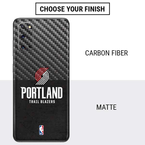 NBA Portland Trail Blazers Distressed Galaxy S20 Skin