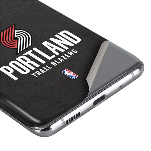 NBA Portland Trail Blazers Distressed Galaxy S20 Ultra 5G Skin