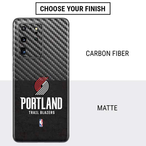 NBA Portland Trail Blazers Distressed Galaxy S20 Ultra 5G Skin