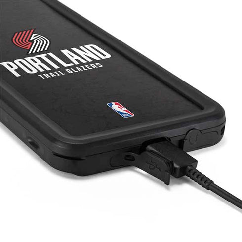 NBA Portland Trail Blazers Distressed Galaxy S20 Waterproof Case