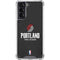 NBA Portland Trail Blazers Distressed Galaxy S21 5G Clear Case
