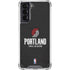 NBA Portland Trail Blazers Distressed Galaxy S21 5G Clear Case