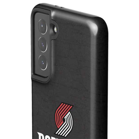 NBA Portland Trail Blazers Distressed Galaxy S21 5G Pro Case