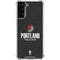 NBA Portland Trail Blazers Distressed Galaxy S21 FE Clear Case