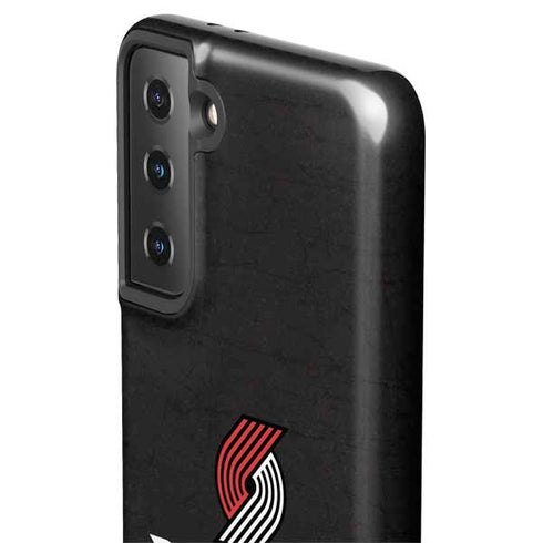 NBA Portland Trail Blazers Distressed Galaxy S21 FE Pro Case