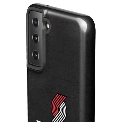 NBA Portland Trail Blazers Distressed Galaxy S21 Plus 5G Pro Case