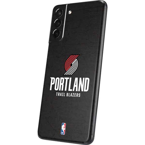 NBA Portland Trail Blazers Distressed Galaxy S21 Plus 5G Skin