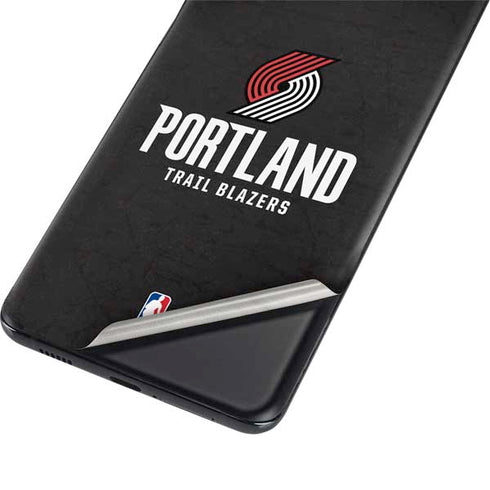NBA Portland Trail Blazers Distressed Galaxy S21 Plus 5G Skin