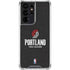 NBA Portland Trail Blazers Distressed Galaxy S21 Ultra 5G Clear Case