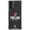NBA Portland Trail Blazers Distressed Galaxy S22 Clear Case