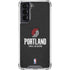 NBA Portland Trail Blazers Distressed Galaxy S22 Clear Case