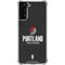 NBA Portland Trail Blazers Distressed Galaxy S22 Plus Clear Case