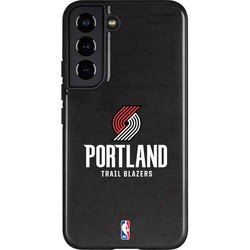 NBA Portland Trail Blazers Distressed Galaxy S22 Pro Case