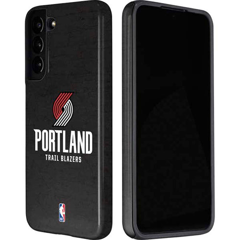 NBA Portland Trail Blazers Distressed Galaxy S22 Pro Case