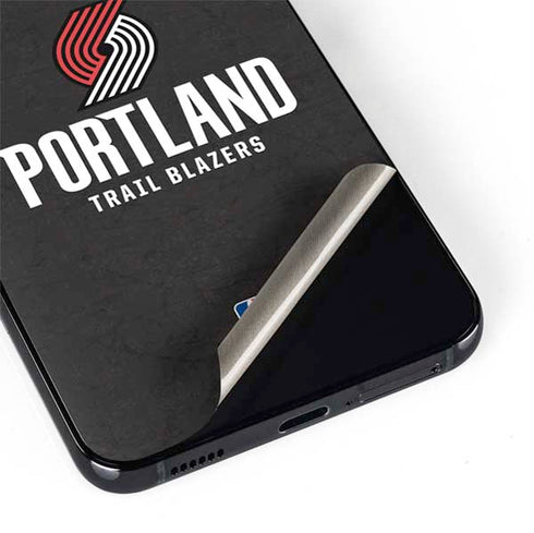 NBA Portland Trail Blazers Distressed Galaxy S22 Skin