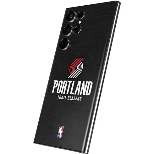 NBA Portland Trail Blazers Distressed Galaxy S22 Ultra Skin