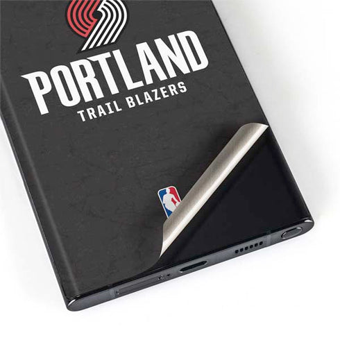 NBA Portland Trail Blazers Distressed Galaxy S22 Ultra Skin